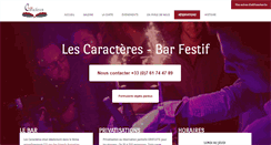 Desktop Screenshot of les-caracteres.com